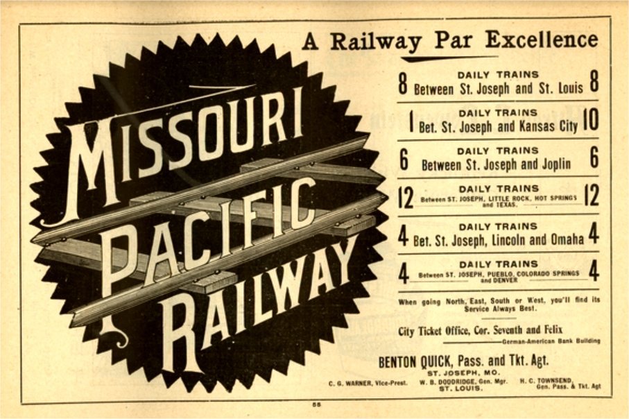 St Joseph Railroads of the Past